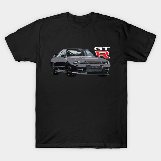 BLACK PEARL R32 GT-R SKYLINE T-Shirt by cowtown_cowboy